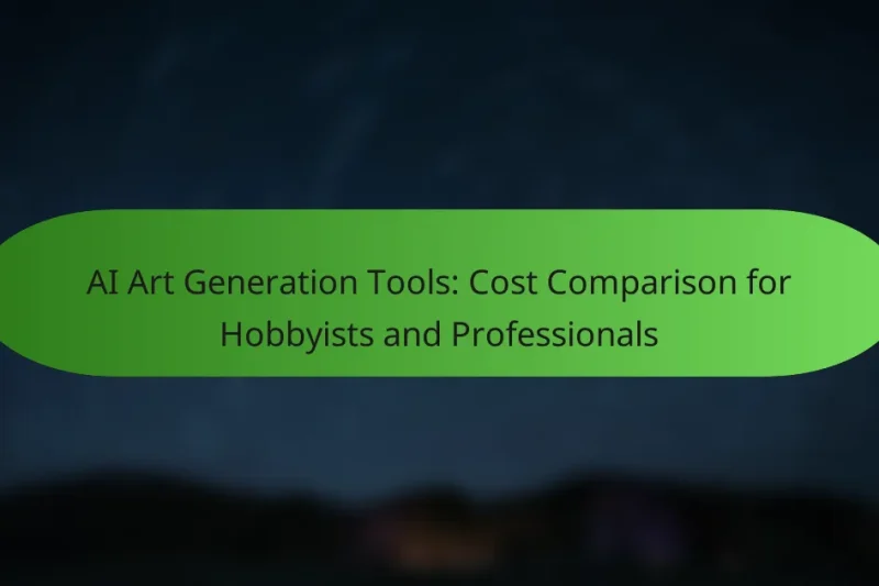 AI Art Generation Tools: Cost Comparison for Hobbyists and Professionals
