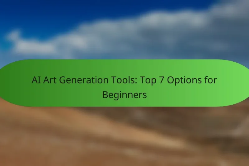 AI Art Generation Tools: Top 7 Options for Beginners