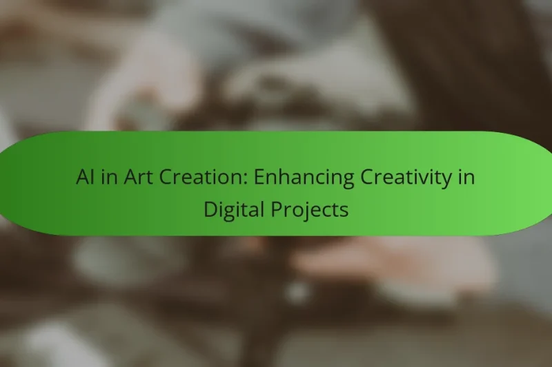 AI in Art Creation: Enhancing Creativity in Digital Projects