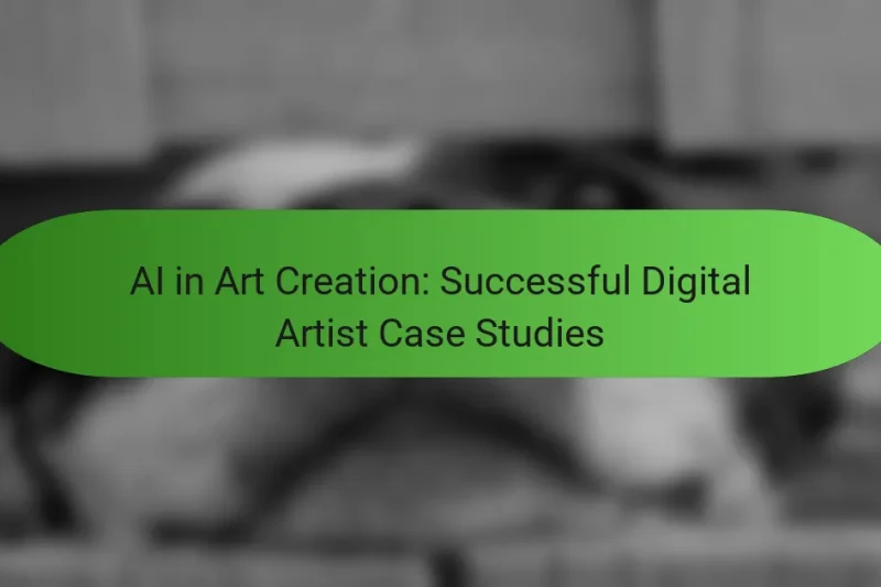 AI in Art Creation: Successful Digital Artist Case Studies