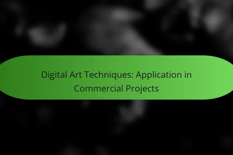 Digital Art Techniques: Application in Commercial Projects