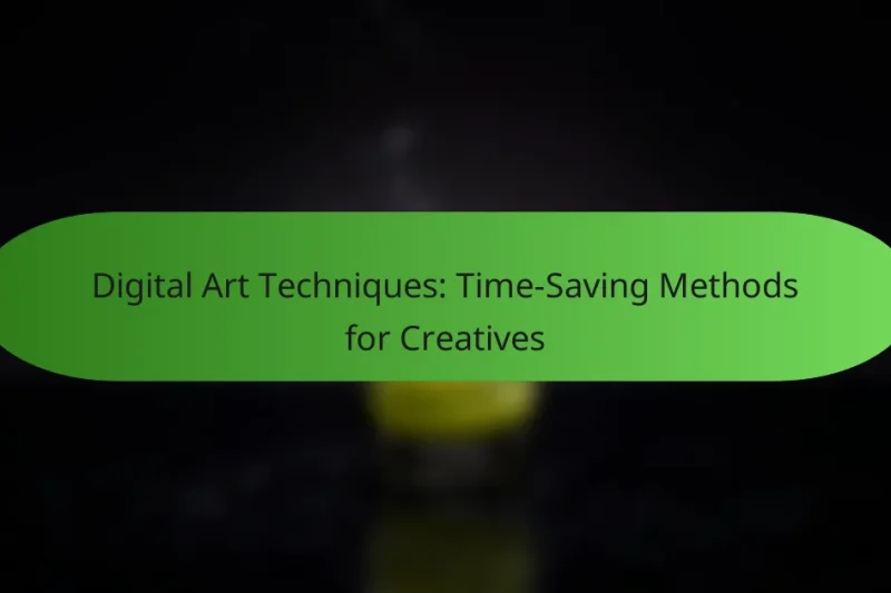 Digital Art Techniques: Time-Saving Methods for Creatives