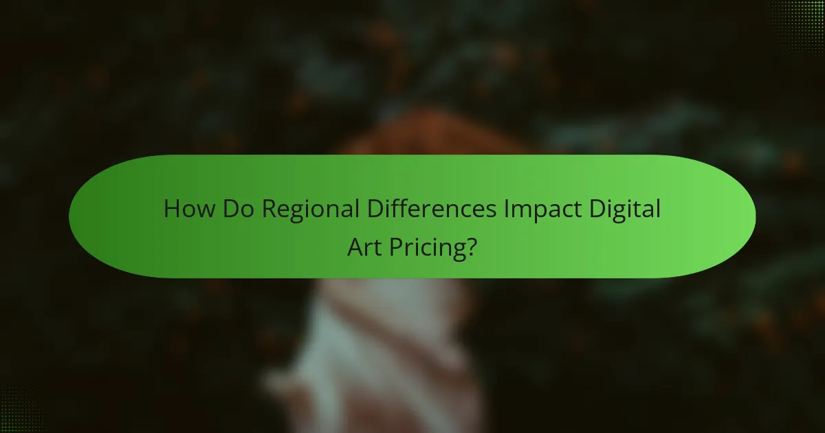 How Do Regional Differences Impact Digital Art Pricing?