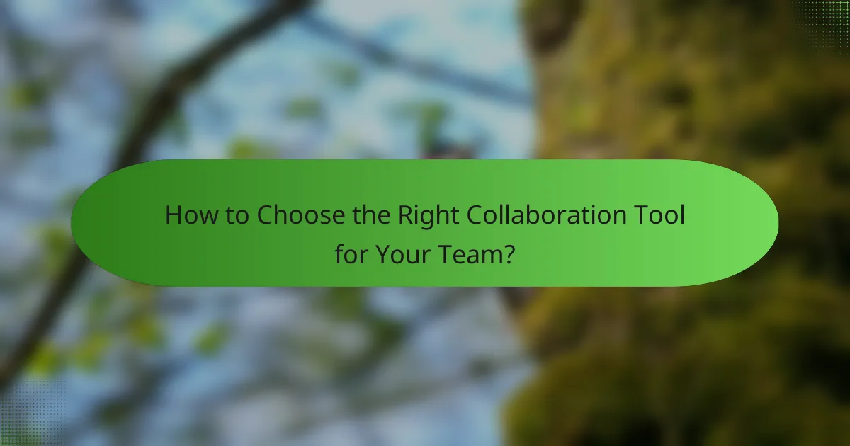 How to Choose the Right Collaboration Tool for Your Team?