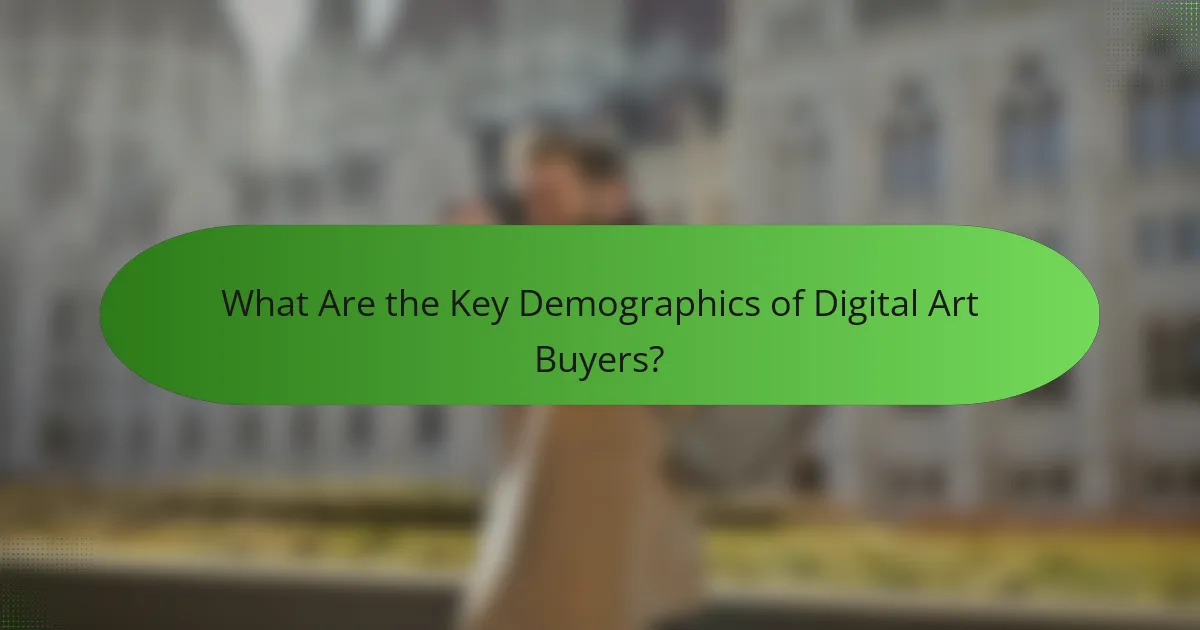 What Are the Key Demographics of Digital Art Buyers?