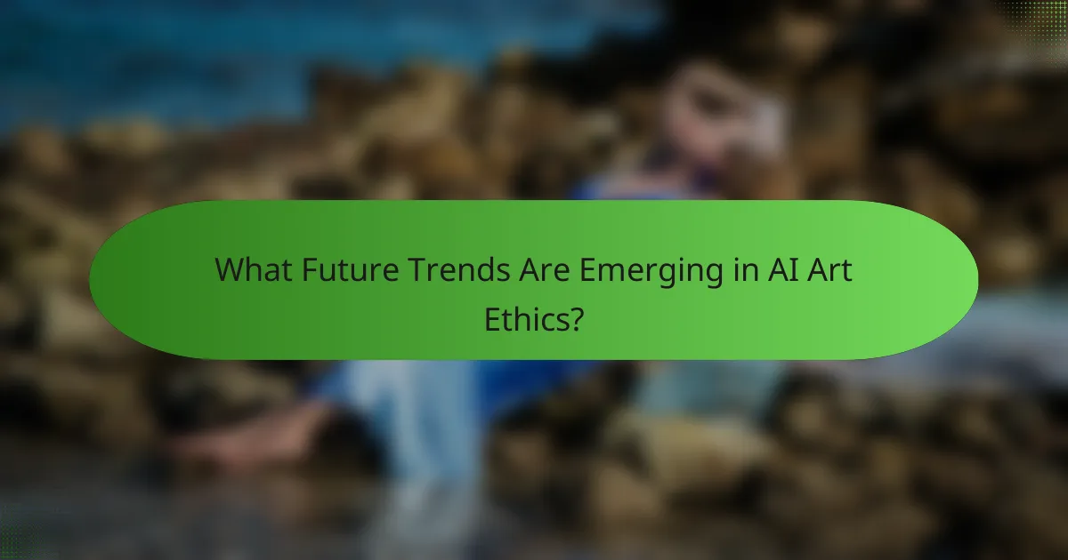 What Future Trends Are Emerging in AI Art Ethics?